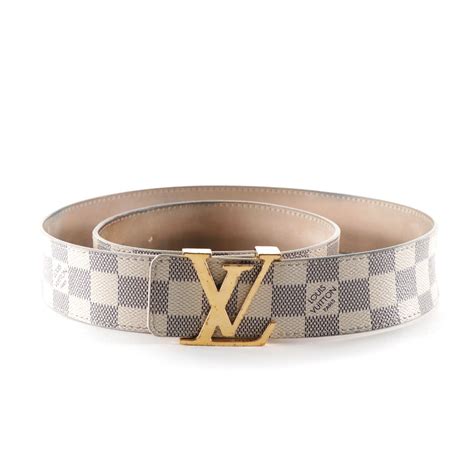 white louis vuitton belt